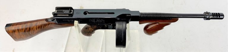 thompson submachine gun weight with drum magazine