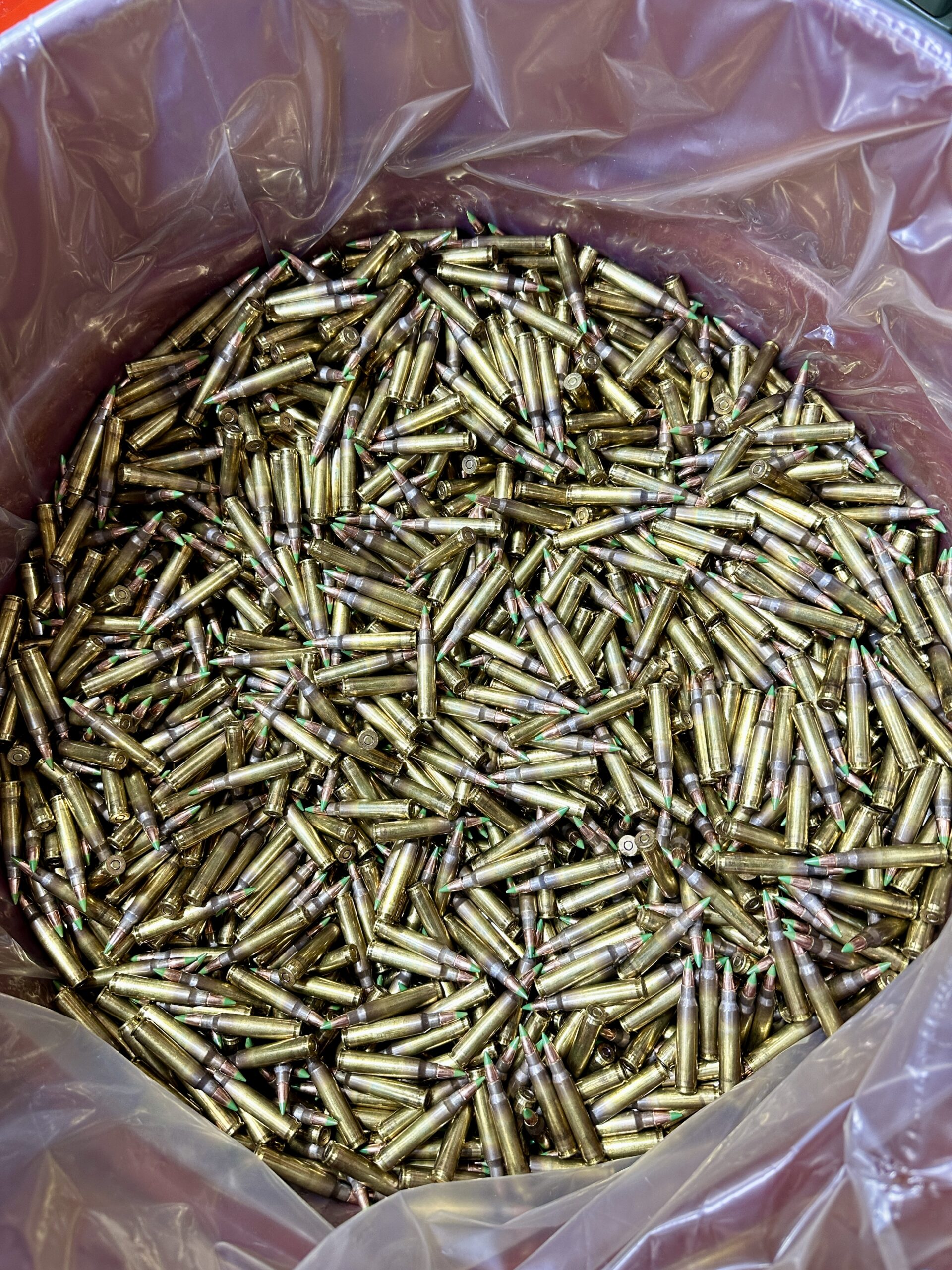 Winchester M855 Green Tip 5.56x45mm NATO 62 Grain FMJ Centerfire Rifle Ammo - Image 3